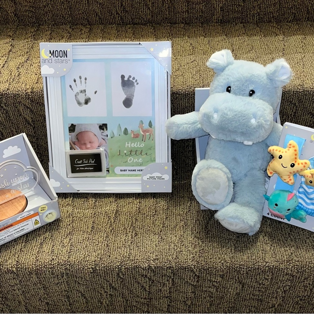 Baby Keepsake Frame Set - Blue